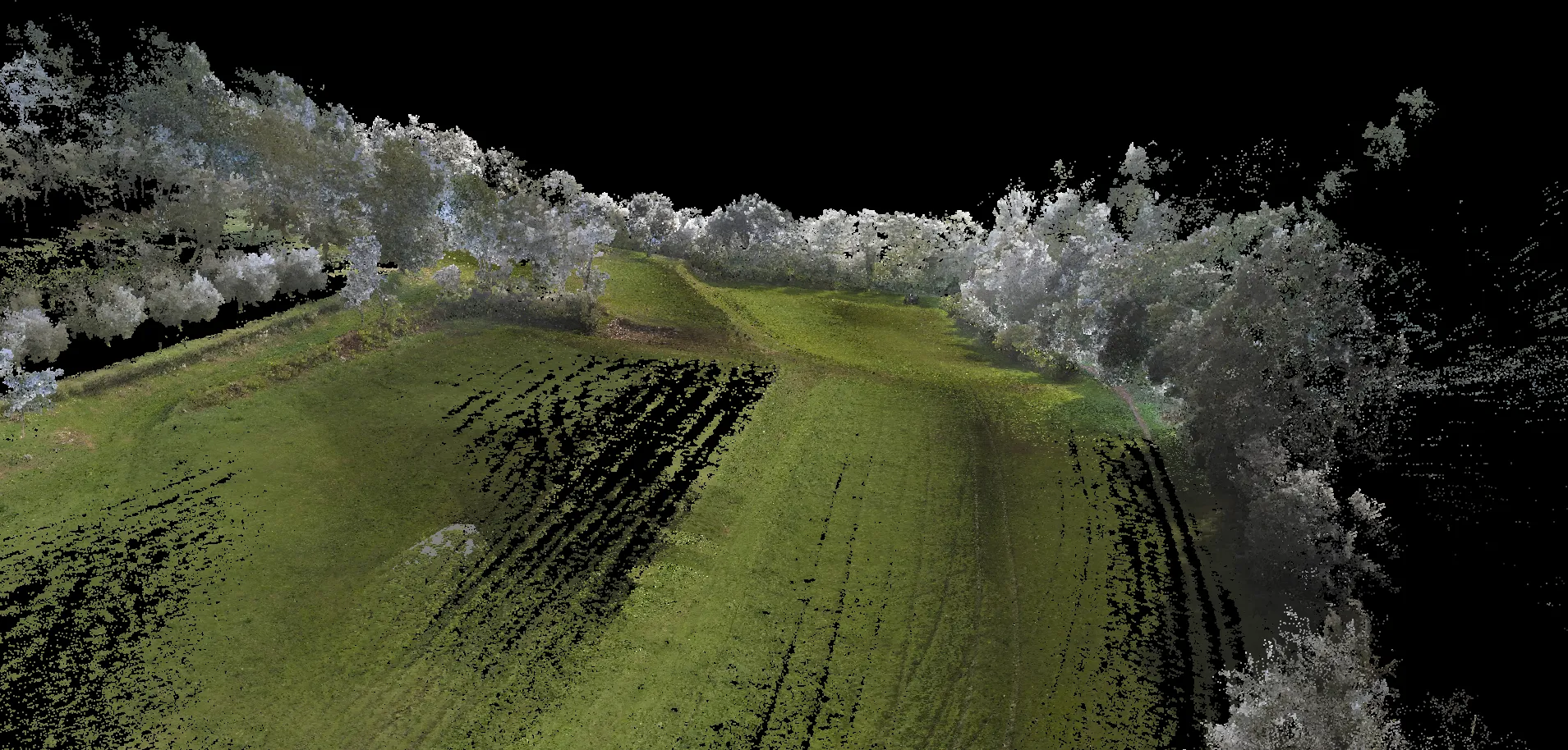 Rilievo 3D di terreno a Maddalena, Brescia — stato di fatto per progetto e paesaggio